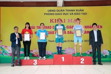Giải Thể thao cán bộ, giáo viên, nhân viên ngành Giáo dục và Đào tạo quận Thanh Xuân năm 2022
